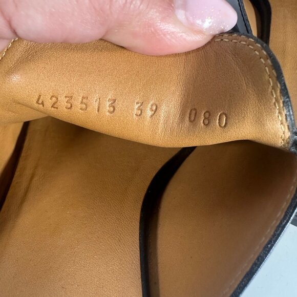 Gucci Princetown Leather Mules Slides in Nero 39 - Picture 12 of 16